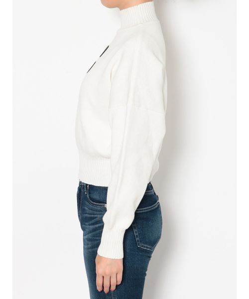 GYDA（ジェイダ）の「NEEDTHIRDタートルショートニットTOPS（ニット/セーター・レディース・オフホワイト/チャコールグレー/ベージュ/ブラック・FREE）」の15枚目の写真