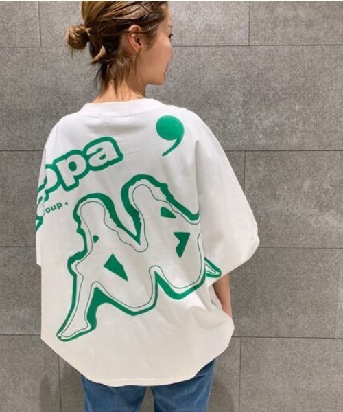 トップスkappaコラボ Tシャツ カットソー Kappa カッパ のファッション