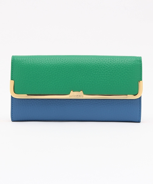 tsumori chisato CARRY（ツモリチサトキャリー）の「シュリンクコンビ　長財布（財布・レディース・ベージュ/イエロー/オレンジ/ピンク/ブラウン/レッド/グリーン/ゴールド/パープル・FREE）」の4枚目の写真