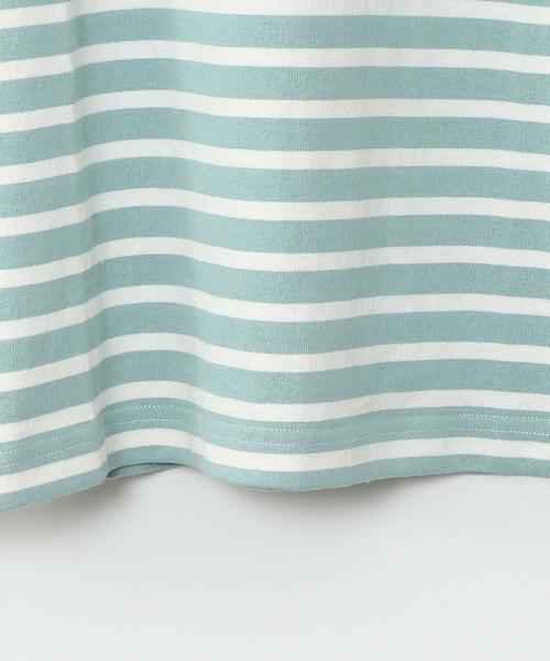coen（コーエン）の「ボーダーボートネックTシャツ（Tシャツ/カットソー・メンズ・ベージュ/ケリー・MEDIUM/X-LARGE/LARGE/SMALL）」の13枚目の写真