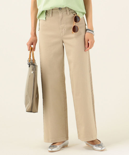 SOMETHING（サムシング）の「SOMETHING:LISAワイドパンツ◇（その他パンツ・レディース・ベージュ/オフホワイト・92/94/93）」の3枚目の写真