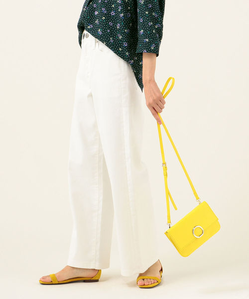 SOMETHING（サムシング）の「SOMETHING:LISAワイドパンツ◇（その他パンツ・レディース・ベージュ/オフホワイト・92/94/93）」の6枚目の写真