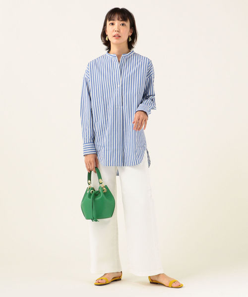 SOMETHING（サムシング）の「SOMETHING:LISAワイドパンツ◇（その他パンツ・レディース・ベージュ/オフホワイト・92/94/93）」の10枚目の写真