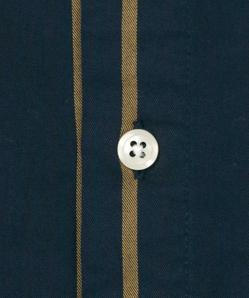 KANGOL(カンゴール)の「KANGOL/カンゴール コットン 無地 ストライプ レギュラーカラーシャツ(シャツ/ブラウス・メンズ・ホワイト/ネイビー/ベージュ/ブルー系その他/ベージュ系その他/ホワイト系その他/ワイン/ブラウン系その他/ブラック・M/L/XL)」の17枚目の写真