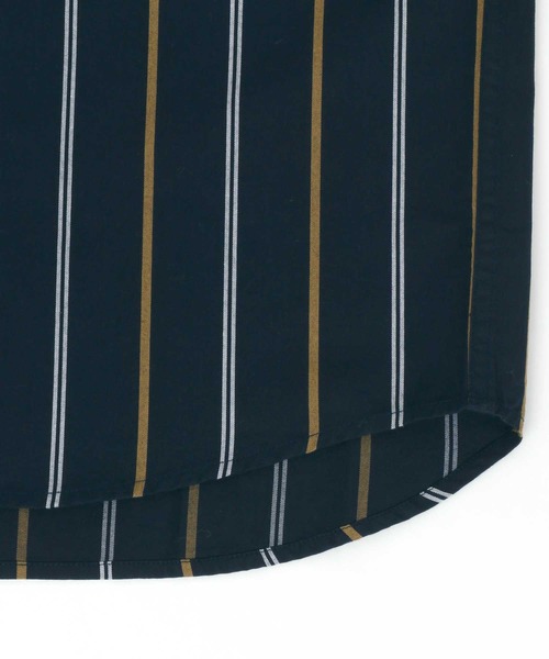 KANGOL(カンゴール)の「KANGOL/カンゴール コットン 無地 ストライプ レギュラーカラーシャツ(シャツ/ブラウス・メンズ・ホワイト/ネイビー/ベージュ/ブルー系その他/ベージュ系その他/ホワイト系その他/ワイン/ブラウン系その他/ブラック・M/L/XL)」の22枚目の写真