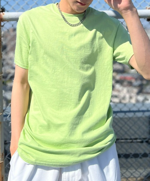 GILDAN(ギルダン)の「GILDAN(ギルダン) / 半袖無地 Tシャツ サイズ 色展開豊富 ウルトラコットン100% 6.0oz ベーシック無地カットソー ビッグサイズ 5部袖 1/2スリーブ(Tシャツ/カットソー・メンズ・ベージュ/ブラック/ホワイト/ダークブラウン/オリーブ/チャコール/タン/ラベンダー/ナチュラル/サンドグレー/グリーン系その他/グリーン/ダークグリーン/アッシュグレー/ブルー/グレー/ライトブルー/レッド/ライム/オレンジ/パープル/イエロー/ミント/マルーン/ネイビー・M/L/XL)」の17枚目の写真