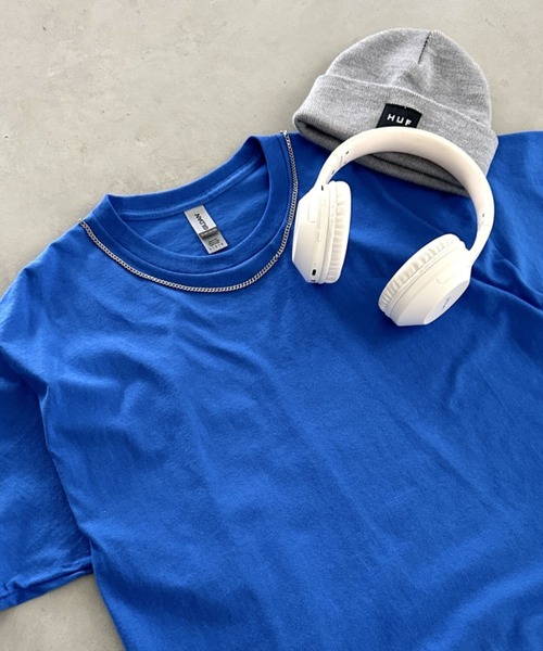 GILDAN(ギルダン)の「GILDAN(ギルダン) / 半袖無地 Tシャツ サイズ 色展開豊富 ウルトラコットン100% 6.0oz ベーシック無地カットソー ビッグサイズ 5部袖 1/2スリーブ(Tシャツ/カットソー・メンズ・ベージュ/ブラック/ホワイト/ダークブラウン/オリーブ/チャコール/タン/ラベンダー/ナチュラル/サンドグレー/グリーン系その他/グリーン/ダークグリーン/アッシュグレー/ブルー/グレー/ライトブルー/レッド/ライム/オレンジ/パープル/イエロー/ミント/マルーン/ネイビー・M/L/XL)」の19枚目の写真