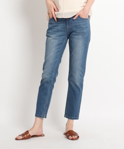 COUP DE CHANCE(クードシャンス)の「【洗える】チェルシーストレッチ スキニーパンツ(その他パンツ・レディース・ブラック/ネイビー系6/ダークネイビー・25)」の2枚目の写真