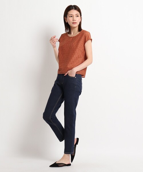 COUP DE CHANCE(クードシャンス)の「【洗える】チェルシーストレッチ スキニーパンツ(その他パンツ・レディース・ブラック/ネイビー系6/ダークネイビー・25)」の14枚目の写真