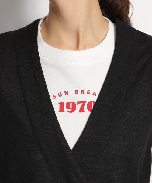 niko and...(ニコアンド)の「麻混タイロッケンベスト(ベスト・レディース・ブラック/ブラウン/オリーブ・MEDIUM/LARGE)」の10枚目の写真