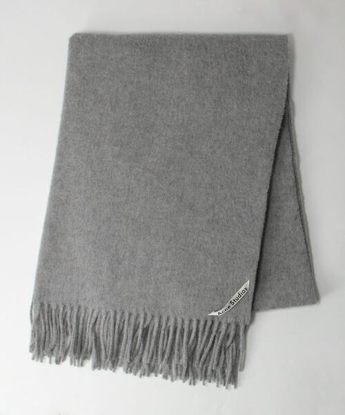 Acne Studios(アクネストゥディオズ)の「<Acne Studios>オーバーストール Ψ(ストール/ショール・レディース・ターコイズブルー/グレー・FREE)」の1枚目の写真