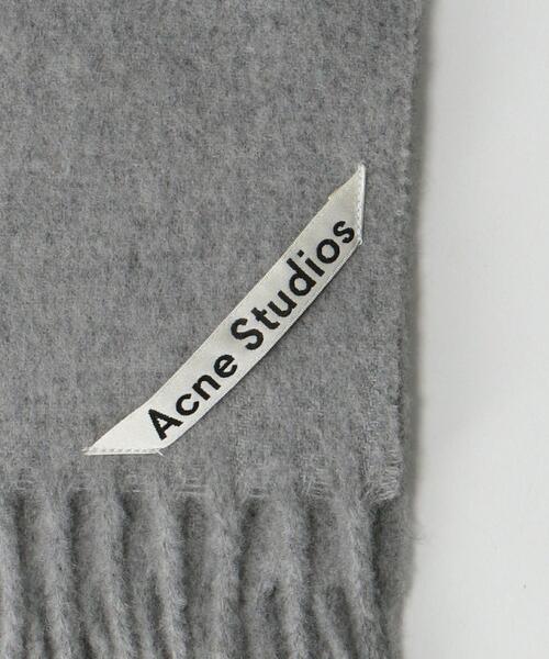 Acne Studios(アクネストゥディオズ)の「<Acne Studios>オーバーストール Ψ(ストール/ショール・レディース・ターコイズブルー/グレー・FREE)」の4枚目の写真