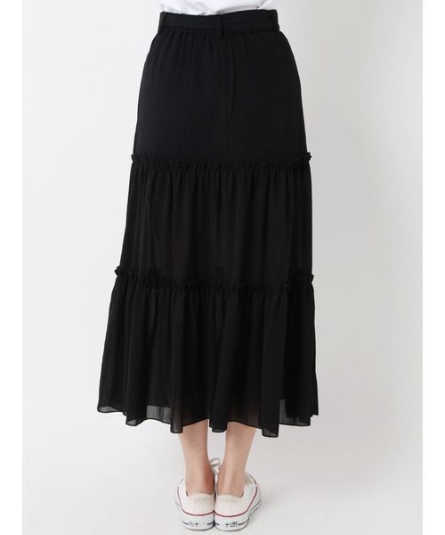 jouetie（ジュエティ）の「フロントボタンシースルースカート（スカート・レディース・アイボリー/ブラック/ミント/ブルー・MEDIUM）」の17枚目の写真