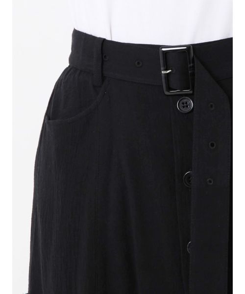 jouetie（ジュエティ）の「フロントボタンシースルースカート（スカート・レディース・アイボリー/ブラック/ミント/ブルー・MEDIUM）」の18枚目の写真