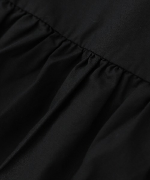 LOWRYS FARM（ローリーズファーム）の「ティアードチュニックＬＳ　892903（シャツ/ブラウス・レディース・ホワイト/ブラック/ブラウン・FREE）」の11枚目の写真