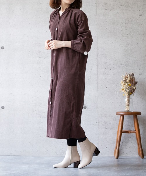 menue(メヌエ)の「ブロックヒール スクエアトゥブーツ(ブーツ・レディース・ブラック/ブラウン/アイボリー・LL/3L/S/M/L/XS)」の13枚目の写真