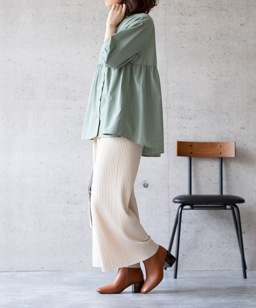 menue(メヌエ)の「ブロックヒール スクエアトゥブーツ(ブーツ・レディース・ブラック/ブラウン/アイボリー・LL/3L/S/M/L/XS)」の12枚目の写真