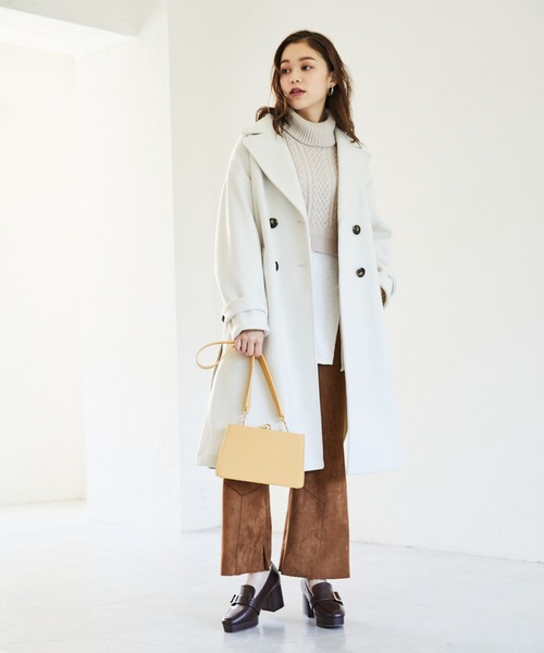 Heather(ヘザー)の「ボールガマグチBAG 919957(ショルダーバッグ・レディース・アイボリー/ブラック/イエロー・ONESIZE)」の8枚目の写真