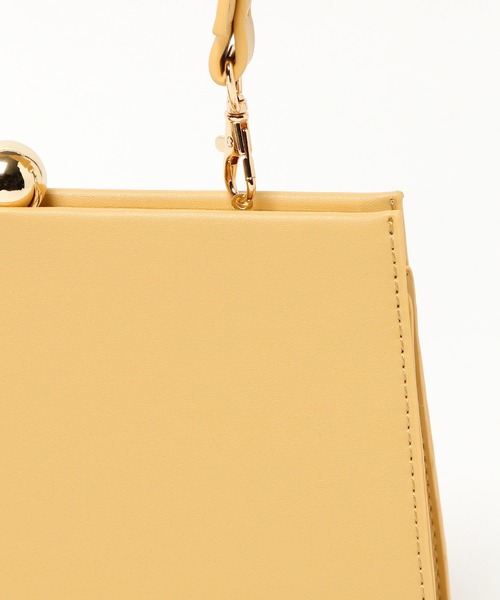 Heather(ヘザー)の「ボールガマグチBAG 919957(ショルダーバッグ・レディース・アイボリー/ブラック/イエロー・ONESIZE)」の20枚目の写真