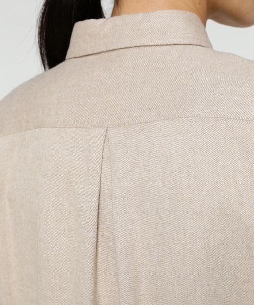 SUNSPEL（サンスペル）の「SUNSPEL / WOMEN’S BRUSHED COTTON FLANNEL SHIRT（シャツ/ブラウス・レディース・ベージュ・1/2/0）」の8枚目の写真