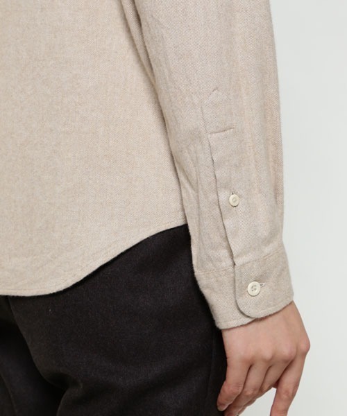 SUNSPEL（サンスペル）の「SUNSPEL / WOMEN’S BRUSHED COTTON FLANNEL SHIRT（シャツ/ブラウス・レディース・ベージュ・1/2/0）」の9枚目の写真