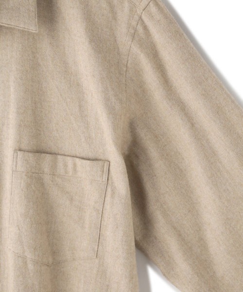 SUNSPEL（サンスペル）の「SUNSPEL / WOMEN’S BRUSHED COTTON FLANNEL SHIRT（シャツ/ブラウス・レディース・ベージュ・1/2/0）」の12枚目の写真