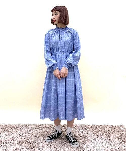 セール ブランド古着 長袖ワンピース ワンピース E Hyphen World Gallery イーハイフンワールドギャラリー のファッション通販 Zozoused