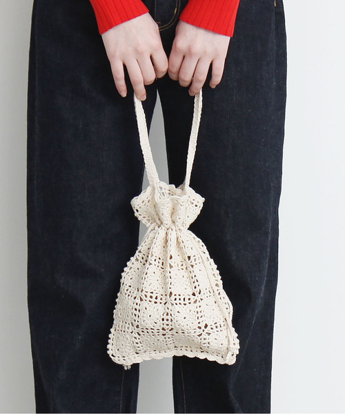 かぎ針モチーフつなぎ 巾着ミニbag トートバッグ Child Woman チャイルドウーマン のファッション通販 Zozotown