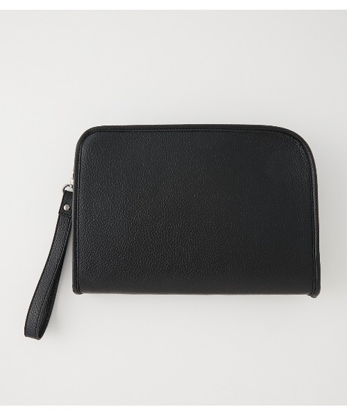 AZUL by moussy（アズールバイマウジー）の「FAUX LEATHER BOX CLUTCH BAG/フェイクレザーボックスクラッチバッグ（クラッチバッグ・メンズ・ブラック・FREE）」の3枚目の写真