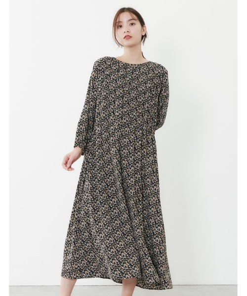 POU DOU DOU(プードゥドゥ)の「シャーリングワンピース(ワンピース・レディース・アイボリー/ブラック・3)」の10枚目の写真