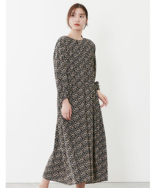 POU DOU DOU(プードゥドゥ)の「シャーリングワンピース(ワンピース・レディース・アイボリー/ブラック・3)」の11枚目の写真