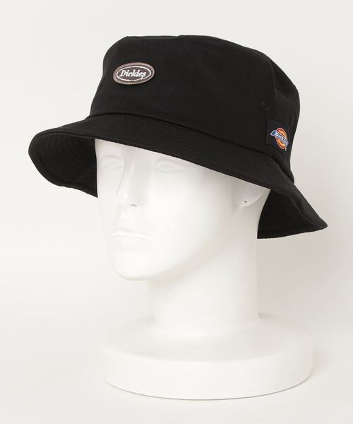 Dickies（ディッキーズ）の「【DICKIES/ディッキーズ】ワッペンロゴバケットハット（ハット・メンズ・ホワイト/ブラック/ベージュ・FREE）」の2枚目の写真