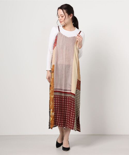 セール Re リメイクパッチワークワンピース ワンピース Angie アンジー のファッション通販 Zozotown