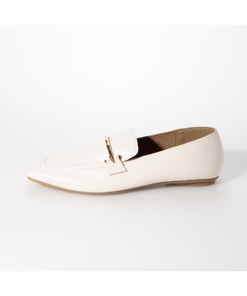 EVOL（イーボル）の「【EVOL】スクエアソフトローファーIQ9453(IT9913)（ローファー・レディース・アイボリー/ベージュ/ブラック/ダークブラウン/ダークベージュ・23.0cm/23.5cm/24.5cm/24.0cm）」の10枚目の写真