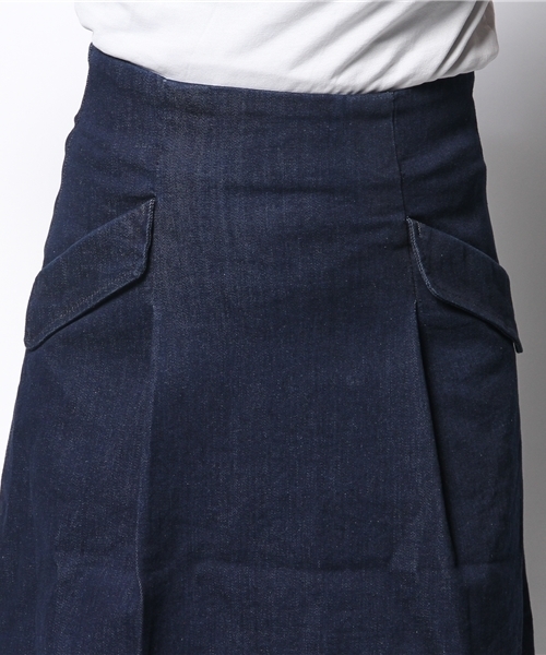 MOUSSY（マウジー）の「High Waist M/SK（デニムスカート・レディース・ダークブルー・1/0/2）」の4枚目の写真