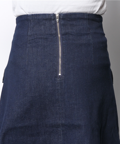 MOUSSY（マウジー）の「High Waist M/SK（デニムスカート・レディース・ダークブルー・1/0/2）」の5枚目の写真