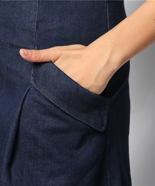 MOUSSY（マウジー）の「High Waist M/SK（デニムスカート・レディース・ダークブルー・1/0/2）」の6枚目の写真