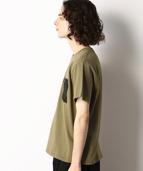 Purple&Yellow（パープルアンドイエロー）の「メッシュポケット　半袖Tシャツ（Tシャツ/カットソー・メンズ・カーキ/ホワイト/ブラック/オレンジ・SMALL/LARGE/MEDIUM/X-LARGE/X-SMALL）」の17枚目の写真