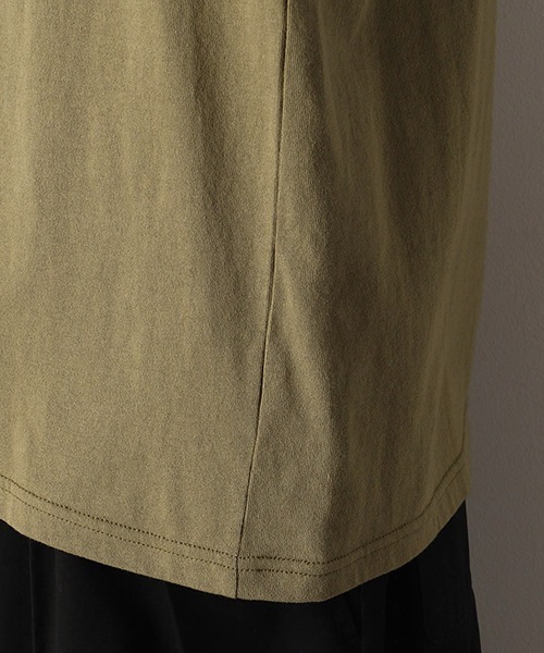 Purple&Yellow（パープルアンドイエロー）の「メッシュポケット　半袖Tシャツ（Tシャツ/カットソー・メンズ・カーキ/ホワイト/ブラック/オレンジ・SMALL/LARGE/MEDIUM/X-LARGE/X-SMALL）」の21枚目の写真