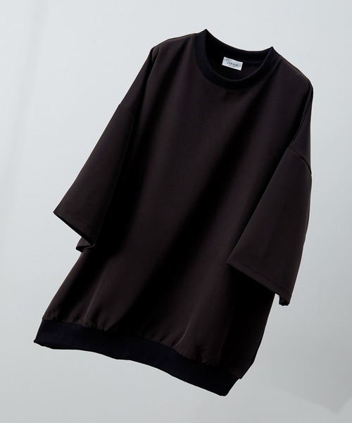 JUNRED（ジュンレッド）の「スムースタッチショートスリーブPO（Tシャツ/カットソー・メンズ・ホワイト/ピンク/ブルー系その他4/ライトグリーン/ブラック/スミクロ/グレー/カーキ・S/M/L）」の3枚目の写真