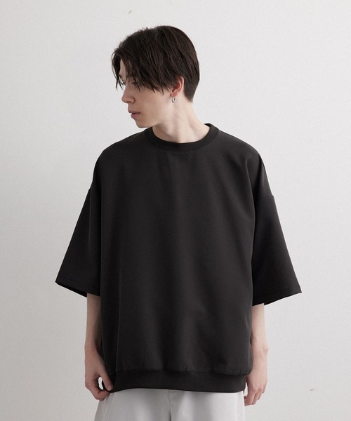 JUNRED（ジュンレッド）の「スムースタッチショートスリーブPO（Tシャツ/カットソー・メンズ・ホワイト/ピンク/ブルー系その他4/ライトグリーン/ブラック/スミクロ/グレー/カーキ・S/M/L）」の10枚目の写真