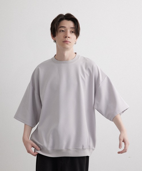 JUNRED（ジュンレッド）の「スムースタッチショートスリーブPO（Tシャツ/カットソー・メンズ・ホワイト/ピンク/ブルー系その他4/ライトグリーン/ブラック/スミクロ/グレー/カーキ・S/M/L）」の13枚目の写真