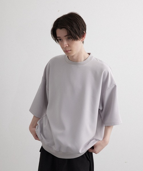 JUNRED（ジュンレッド）の「スムースタッチショートスリーブPO（Tシャツ/カットソー・メンズ・ホワイト/ピンク/ブルー系その他4/ライトグリーン/ブラック/スミクロ/グレー/カーキ・S/M/L）」の15枚目の写真