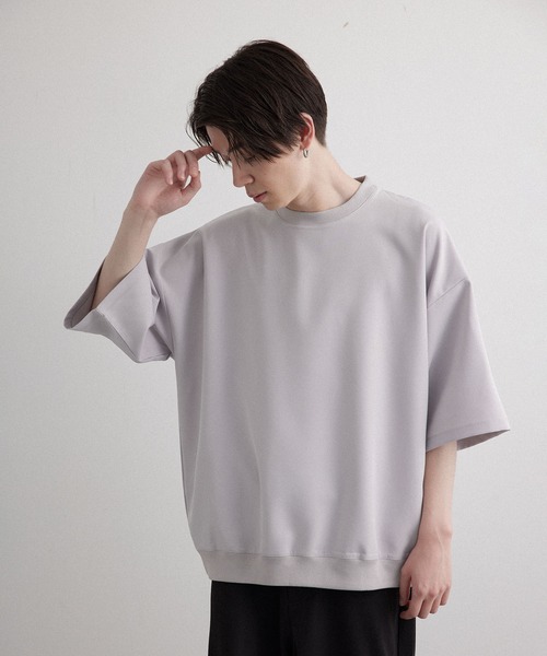 JUNRED（ジュンレッド）の「スムースタッチショートスリーブPO（Tシャツ/カットソー・メンズ・ホワイト/ピンク/ブルー系その他4/ライトグリーン/ブラック/スミクロ/グレー/カーキ・S/M/L）」の16枚目の写真