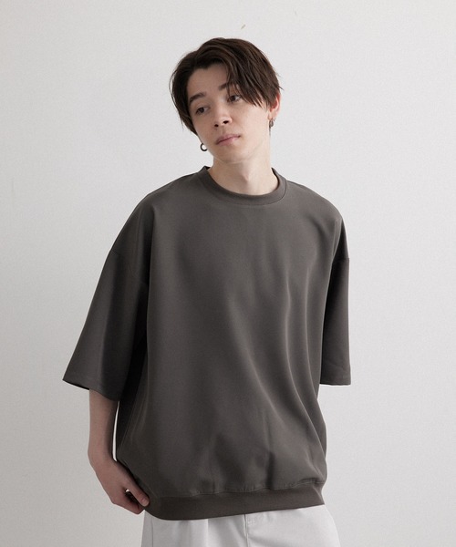 JUNRED（ジュンレッド）の「スムースタッチショートスリーブPO（Tシャツ/カットソー・メンズ・ホワイト/ピンク/ブルー系その他4/ライトグリーン/ブラック/スミクロ/グレー/カーキ・S/M/L）」の17枚目の写真