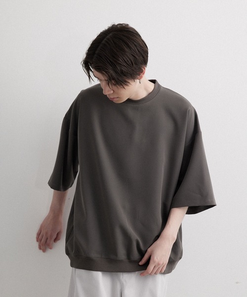 JUNRED（ジュンレッド）の「スムースタッチショートスリーブPO（Tシャツ/カットソー・メンズ・ホワイト/ピンク/ブルー系その他4/ライトグリーン/ブラック/スミクロ/グレー/カーキ・S/M/L）」の19枚目の写真