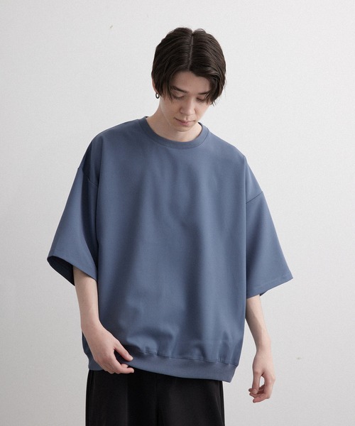 JUNRED（ジュンレッド）の「スムースタッチショートスリーブPO（Tシャツ/カットソー・メンズ・ホワイト/ピンク/ブルー系その他4/ライトグリーン/ブラック/スミクロ/グレー/カーキ・S/M/L）」の21枚目の写真