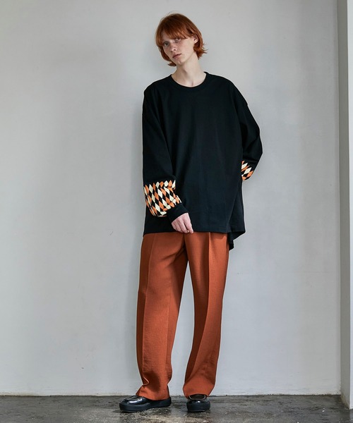 UNITED TOKYO（ユナイテッドトウキョウ）の「クレープワイドスラックス（スラックス・メンズ・ブラック/ブラウン・2/1/3）」の11枚目の写真