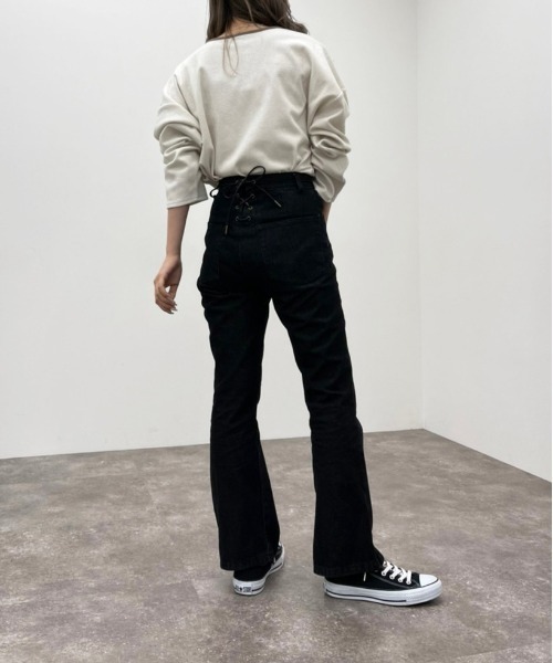 apres jour mignon(アプレジュールミニョン)の「楊柳カットキーネックトップス 【ZOZOTOWN限定アイテム】(Tシャツ/カットソー・レディース・アイボリー/カーキ/グレイッシュベージュ・X-LARGE/フリー)」の6枚目の写真