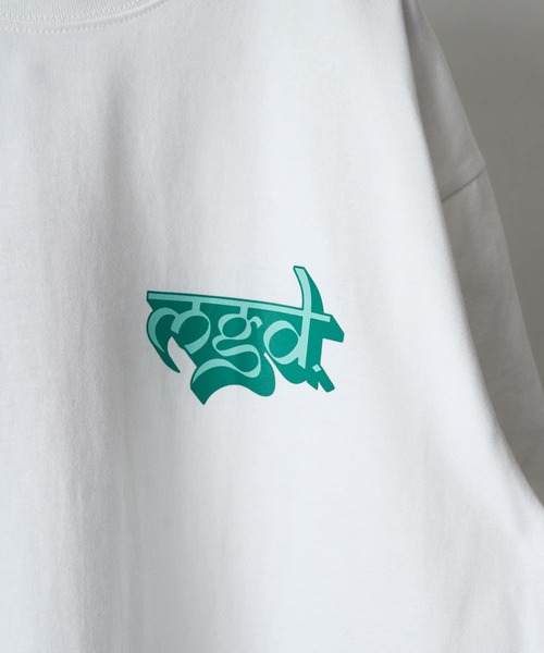 MAHAGRID（マハグリッド）の「【mahagrid/マハグリッド】 SANSKRIT LOGO TEE（Tシャツ/カットソー・メンズ・ネイビー/ホワイト/パープル・X-LARGE/MEDIUM/LARGE/SMALL）」の16枚目の写真